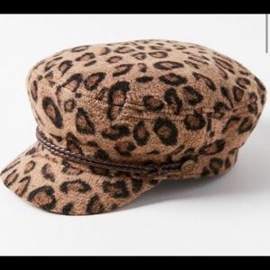 brixton leopard fiddler cap